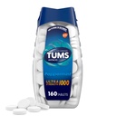 TUMS Ultra Strength Chewable Antacida Tablets for Heartburn Relief, Pebermynte - 160 Greve