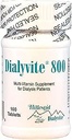Hillestad Labs Dialyvite 800 Multi- Vitamin supplement til Dialysepatienter, 100 tabletter, Gul, Original