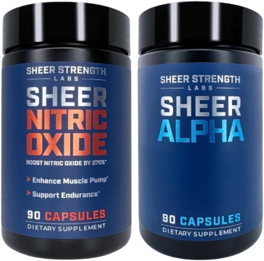 Gym GUD Pack - nitrogenoxid supplement & Sheer Alpha T Booster