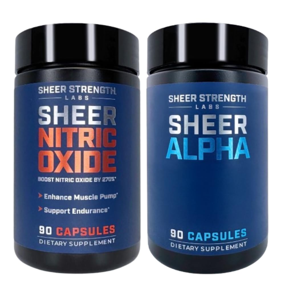 Gym GUD Pack - nitrogenoxid supplement & Sheer Alpha T Booster