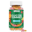 YUM-V'S Glucose Gummies – Fast Acting Glucose Gummy – Great Tasting – Gluten Free, Vegan, Non-GMO – Orange & Berry Natural Flavor – 60 Chewable Gummies for Adults & Kids
