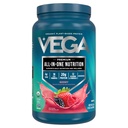 Vega All in One Nutrition Organic - 20g Plant- Based Pea Protein, Berry, 20 Servering, Vitamin A & C, Probiotika, Grønne, Vegan, Keto, Gluten Free, 24.3oz (Packaging May Vary)
