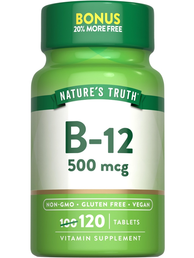 Nature 's Truth B12 Vitamin ekskl. 124; 500 mcg