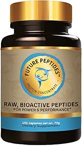Fremtidige peptider ™ Pure Protein: Bedste proteinkapsler, Aminosyrer Rå mad til før træning og indlæg workout kosttilskud. Tager Place of Whey Protein Powder. Perfekt til Crossfit træning.