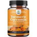 Turmeric Curcumin with Black Pepper Extract - Joint Health Turmeric Supplement with 95% Curcuminoids - Daily Joint Support Supplement with Turmeric and Bioperine for Enhanced Absorption - 180 Count