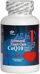 Alt i 1 Advanced Heart Care CoQ10 Fish Oil Flaxseed Lecithin.