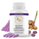 Addictive Wellness Black Ginger Capsules (Kaempferia Parviflora) Freeze-Dried Full Spectrum Supplement for Energy & Stamina Support 100 Veggie Capsules