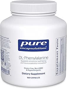 Rene indkapslinger DL- Phenylalanin Note 124; Aminosyre supplement til hukommelse og fokus, joints, muskler, og kognitiv støtte *