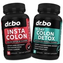 Colon Cleanser Detox supplement kapsler - 15 dag Colon Cleanse Pills & Probiotiske Herbal Cleansering - Daglig naturlig tarmbevægelse Kosttilskud til Intestinal Mave Bloating fordøjelig Gut Support