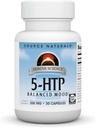 Source Naturals Serene Science 5- HTP, non- GMO kosttilskud, 200 mg - 30 kapsler