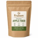 Fruoom Organic Apple Fiber Powder — Unsweetened Fiber for Baking, Smoothies & Gut Health Support, USA Sourced, Non-GMO, Packed in Oregon (12)