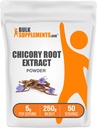 BulkSupplements.com Chicory Root Extract Powder - Chicory Root Powder, Fiber Supplement - Vegan & Gluten Free, 5g per Serving, 250g (8.8 oz) (Pack of 1)