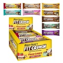 FITCRUNCH Snack Size Protein Bars, 6-Layer Baked Bar, 3g of Sugar, Gluten Free & Soft Cake Core (9 Count, Flavor Lovers)