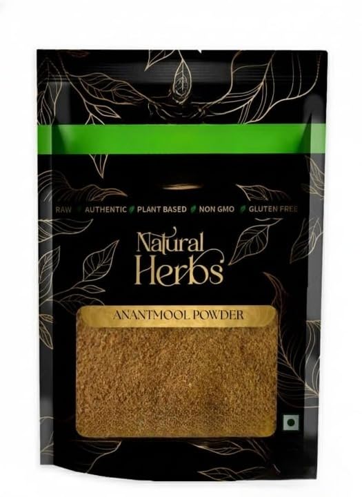 Nannari Roots Red Wild Powder - Indian Sarsaparilla- Hemidesmus Indicus Roots - Pure & Natural (100 Grams) for digestive health & support healthy skin.