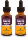 Herb Pharm Certified Organic Blessed Thistle Liquid Extract - 1 Ounce (Pack of 2)