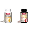 Jarrow BoneUp 360 Capsules 180 Servings + Methyl B-12 1000mcg 100 Chewable Tablets Cellular Energy & Brain Health