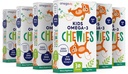 Omega 3 Gummier - Ultra-High DHA Chewable Gel Gummy - for Kids Understøtter Brain & Eye Health - Sugar- Free Natural Fruit Flavor - Kids Omega 3 Fish Oil Gummies (6 Pack)