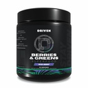 Driven B & G Berries & Greens Superfood Powder, 30 Servering - Organic Plant- baseret formel med Probiotika & fordøjelsesenzymer -Understøtter inddrivelse, sund fordøjelse, og immunfunktion