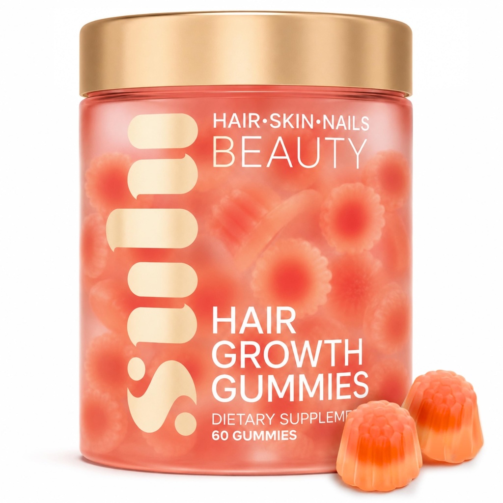 SULU Hair Growth Gummies - Biotin Supplements for Women Skin Nails Vitamins