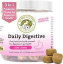 Wholistic Pet Organics: Probiotiske tykkelser for hunde fordøjelsessygdomme - 60 Greve - Hundeprobiotika og fordøjelsesenzymer - Støtte Gut Health Immunsupplement Forebyggende hunde fordøjelsesproblemer