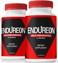 NutraRize (2 Pack) Endureon piller - Daglig støtte formel med Premium Ingredienser til at hjælpe med at fastholde mænds energi, ydeevne & Everyday Wellness124; Easy- to- Take kapsler (120 Kapsler)
