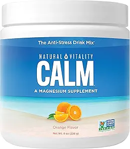 NATURLIG VITALITET Orange Flavor Magnesium Antistress Drink Mix, 8 OZ