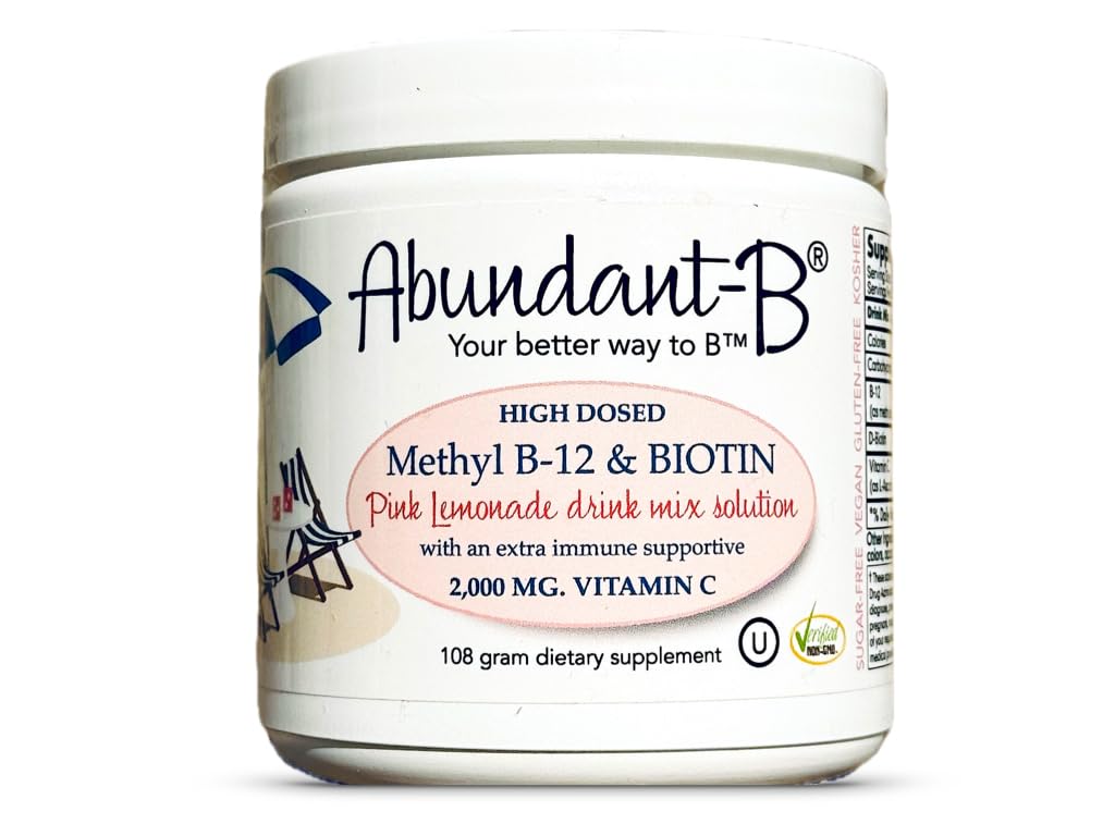 Sufficient- C Abundant- B højdosis- methyl B- 12 og biotin Pink Lemonade Energy Drink Mix Solution - Flavor w / Funktion i hver genopfriskende sip!