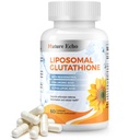 Liposomal Glutathione Supplement, with antioxidant Blend Including hyaluronic Acid and resveratrol, Liver Health & lmmune Support, Non-GMO, Gluten Free, Vegan
