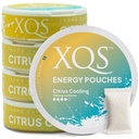 xqs Sugar Free Caffeine Pouches- 100mg Caffeine, Zero Sugar, Tobacco and Nicotine Free Pouches for Energy Boost – 20 Count Functional Energy Pouches Each Pocket-Sized Tin (5, Cooling Citrus)