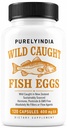 Wild Caught Fish Eggs Supplement 2400mg, Omega 3 - DHA, EPA & ETA | Supports Heart, Brain & Immune Health | Freeze-Dried, MSC-Certified, Non-GMO | 120 Capsules