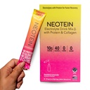 NEOTEIN: Electrolyte Powder Packets, Protein Powder with 10g Protein & Collagen Note 124; Hydration Packets - Zero Sugar, NO Fillers, NO Carbs