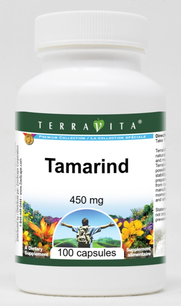 Tamarind - 450 mg (100 Capsules, ZIN: 521505)