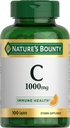 Naturens Bounty C-vitamin 1000mg, immuntilskud, kraftig antioxidant, 1 pakke, 100 kapsler