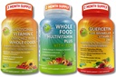 TILLÆG STUDIO Vegansk immun, energi & hele kroppen støtte Bundle - Vegansk hel mad Multivitamin med jern + Liposomal Vitamin C 1500mg + Quercetin med bromelain, zink, og C-vitamin - ikke-GMO