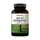 NatureBell Oregano Oil med Black Seed Oil, 360 Softgels against 124; 360- dages levering væsentlige olier til immunforsvar