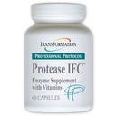 TRANSFORMERING GENESIS AF GOD SUNDHED Enzyme Protease IFC Enzyme Supplement, Natural Support for Muscle & Træthed, med High Rich Vitamin A, E, C, Zink, & Selen, Non- GMO, 60 Kapsler