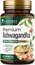 Ashwagandha Kosttilskud - 2100mg Ashwagandha Capsule for Women & Men, Natural Antioxidant Support, Ashwa Root Extract, Extra Strength Call Support with Black Pepper, Vegan & Gluten Free - 60 Kapsler