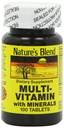 Nature 's Blend NAT B MULTIVITAMIN & MIN TB, Assorted, 100 Greve
