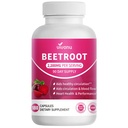 VivoNu Beetroot Capsules | Beet Root Supplement* 2,000 mg of Beet Root Powder, Enriched with CoQ10 and Grape Seed Extract，Healthy sBlood Pressure Levels and sCardiovascular* Wellness
