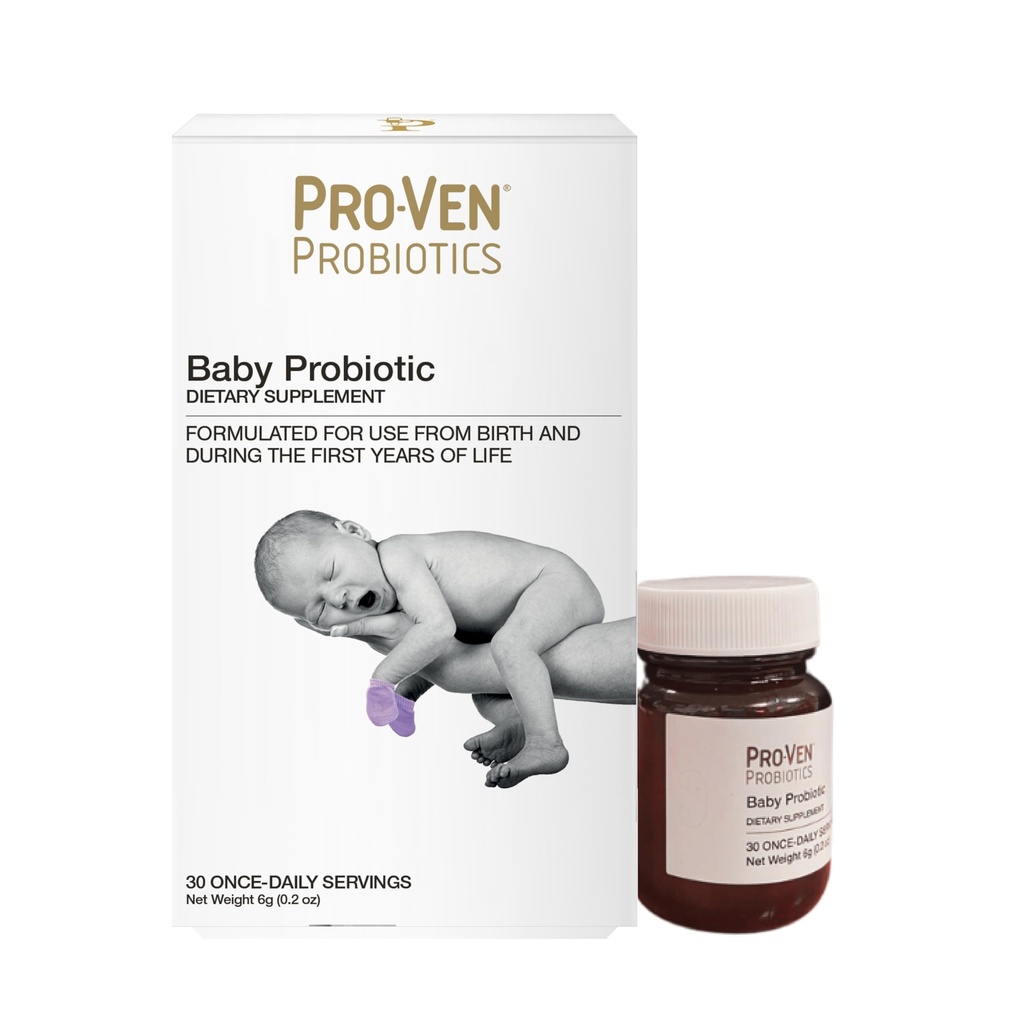 Pro-Ven Probiotics | Baby Probiotic | Powder with Scoop | from Birth to 3 Years of Age | Pure & Safe | 10 Billion CFUs | Gut & Immune Support | Multi-Strain