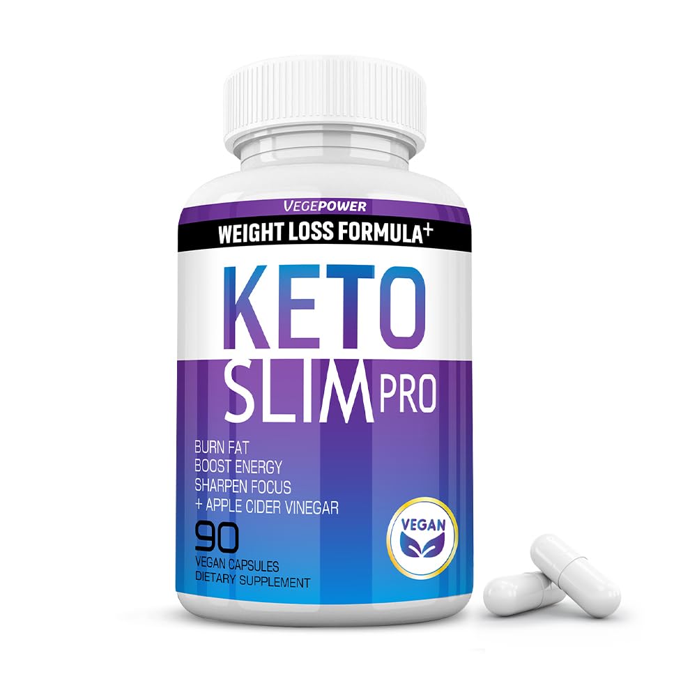 Keto piller Apple Cider Vincitol Vægttab Fat Burner Ketosis Diet Support Boost Energy Ketoner tillæg med ACV for kvinder Mænd 90 Kapsler