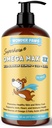 Wonder Paws Fish Oil for Dogs - Omega 3 for hunde fra Alaskan Salmon, Cod & Krill Oil - EPA DHA fedtsyrer - mindre afføring & klø - hud, fælles, immunforsvar og hjerte sundhed - flydende supplement (16 oz)