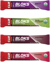 CLIF BLOKS - Energy Chews - 4 Flavor Variety Pack - Non-GMO - Plant baserede fødevarer - Fast Carbs til cykling og kørsel - Workout Snack (2.1 Ounce Packet, 12 Greve)