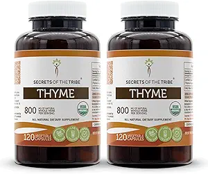 Secrets of the Tribe Thyme USDA Organic 120 Kapsler (2 stk.)