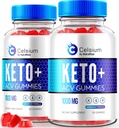 NutraRize (pakke med 2 celsium Keto + ACV Gummies, Advanced Formel 1000MG Apple Cider Vincipes, All- Natural Keto Official, Celsium Kosttilskud, Anmeldelser (120 Gummies)