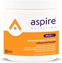Aspire Multi + ™ Avanceret Multivitamin til børn, mænd og kvinder (pulver uden smag)