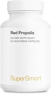 Supersmart - Red Propolis 800mg per dag (høj potens) - Natural Red Propolis Brasilien Supplement - 300 Synergistiske antioxidanter