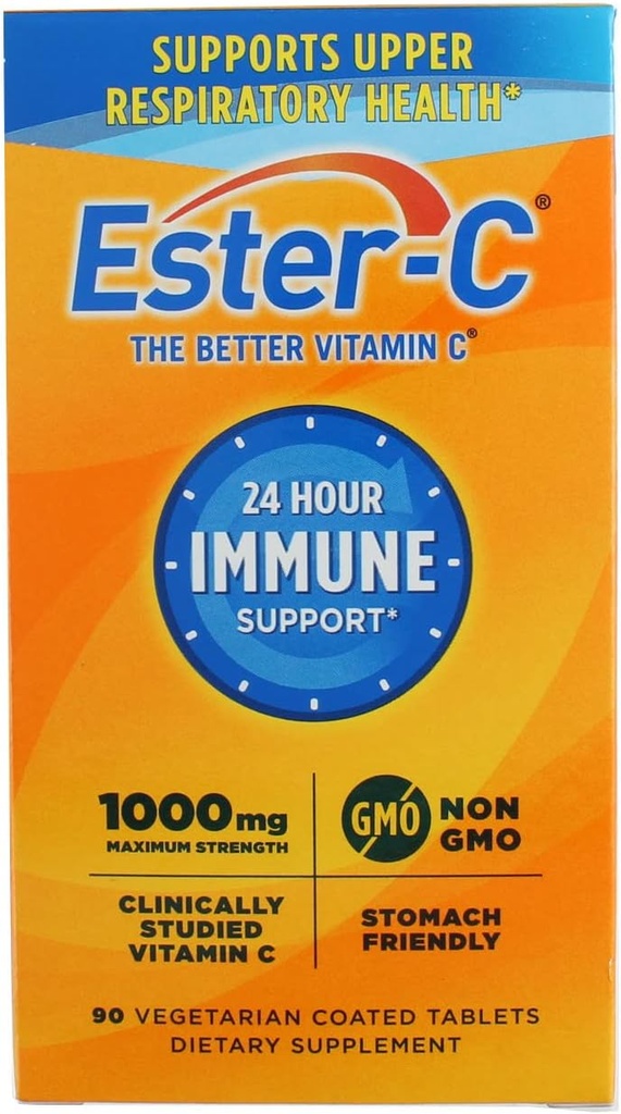 Ester- C vitamin C, 1000 mg tabletter, 90- greve flaske