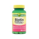 Biotin 10,000 mcg – 120 Tablets, High Potency Biotin Supplement, Vitamin B7 for Hair Skin and Nails for Women and Men, Biotin 10000 mcg Daily Support (Pack of 1)