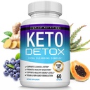 Toplux Keto Detox Pills Advanced Cleansing Extract - 1532 Mg Natural Acai Colon Cleanser Formel, Flush Toksiner & Overskydende Affald, for Mænd Kvinder, 60 Kapsler, Supplement